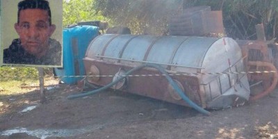 CEREJEIRAS: Caminhão de leite tomba e motorista morre 