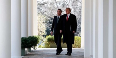 Trump chega à ONU e diz que Bolsonaro 'é um bom homem'
