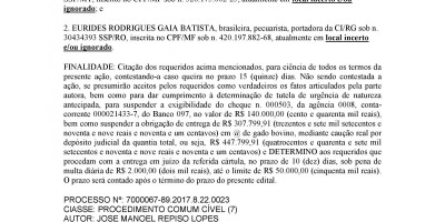 EDITAL DE CITAÇÃO E INTIMAÇÃO 