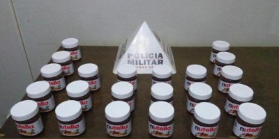 Jovem é detida por tentar furtar 22 potes de Nutella