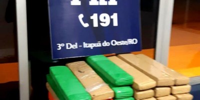 PRF prende motorista com 40 quilos de maconha na BR-364