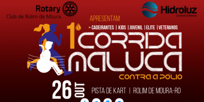 ROLIM DE MOURA: 1ª CORRIDA MALUCA CONTRA A PÓLIO