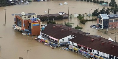 Tufão deixa mortos na Coreia do Sul