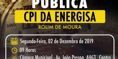 CPI da Energisa na Câmara de Rolim de Moura
