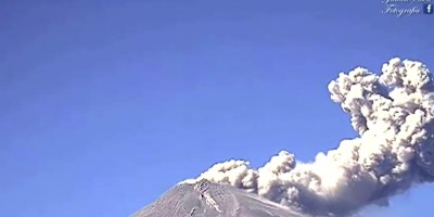 Vulcão Popocatéptl entra em erupção no México