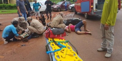 Grave acidente de trânsito na RO-010 resulta em duas pessoas seriamente feridas