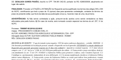 EDITAL DE CITAÇÃO e INTIMAÇÃO
