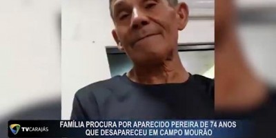 Idoso morador de Rondônia desembarca em Campo Mourão, PR, e está desaparecido
