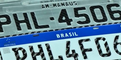 Placa Mercosul é mais cara em RO que em outros estados