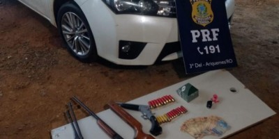Doze horas após ser roubado, carro é recuperado pela PRF em Alto Paraíso, RO