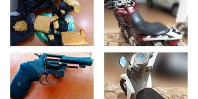 Em operação conjunta em Rolim de Moura, PM e PC prendem drogas, armas, munições e...