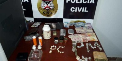 PC e PM realizam busca em Alto Alegre dos Parecis e fecha boca de fumo