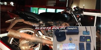 Após nova onda de roubos, dois criminosos foram presos pela Polícia Militar em Rolim de...
