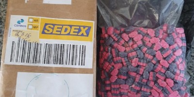 PF apreende 512 comprimidos de ecstasy enviados pelos Correios