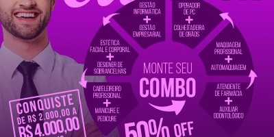 Conectinove dá desconto de 50% em combo de cursos profissionalizantes