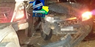 Engavetamento envolvendo vários veículos na Br-364, entre Ji-Paraná e Ouro Preto