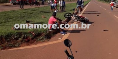 Motociclista morre após bater em outra moto que fez uma conversão sem sinalizar