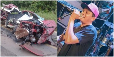 Cantor morre e outras duas pessoas ficam feridas em acidente entre caminhão e Onix no...