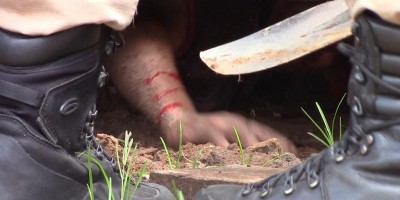 Mecânico fica ferido após ser prensado por ônibus em Rolim de Moura