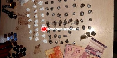 Traficante é flagrado vendendo droga próximo da rodoviária em Porto Velho