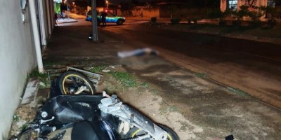 Jovem perde a vida após bater em poste em Ji-Paraná