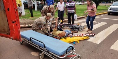 Idoso em bicicleta elétrica é atingido por caminhão em Rolim de Moura; motorista...