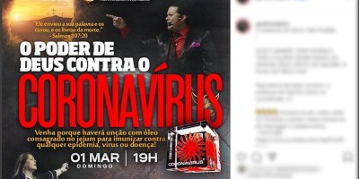 Polícia investiga igreja que teria prometido imunizar fiéis do coronavírus em Porto...