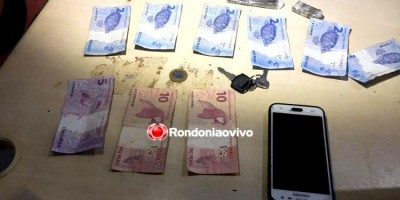 PM recebe denúncia e prende suspeito de vender droga em motocicleta