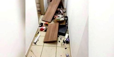 Mãe é espancada por filho que chegou em casa alterado e causando destruição