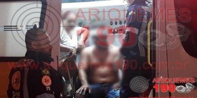 Idosa é baleada e rapaz é agredido com coronhadas na cabeça por assaltantes em...