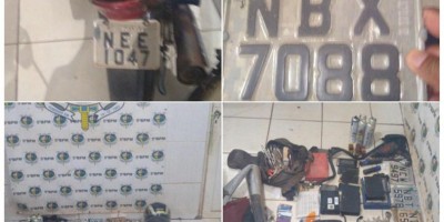PM prende três em oficina com várias motos roubadas em Porto Velho