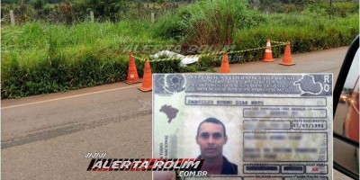 Motociclista é encontrado morto na RO-010, próximo à Linha 196 em Rolim de Moura