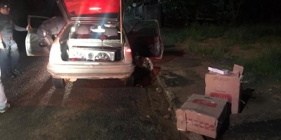Homem é preso transportando 20 mil cigarros ilegal e mais de R$ 11 mil em Theobroma, RO