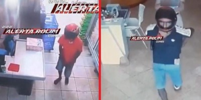 Bandidos assaltam joalheria e tentam roubar mercado em Rolim de Moura; veja os vídeos