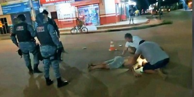 Borracheiro é atacado violentamente com golpes de barra de ferro na cabeça em Porto...