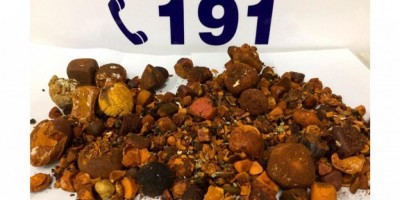 Pedras avaliadas em R$ 500 mil são apreendidas em Vilhena