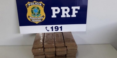 Polícia Rodoviária Federal flagra transporte de maconha em ônibus interestadual