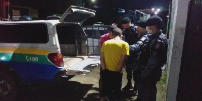 Assaltantes armados são presos pela PM logo após roubo em Porto Velho