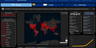 Total de infectados por coronavírus no mundo passa de 3 milhões