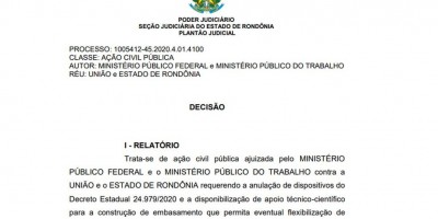 Justiça manda suspender artigos do decreto do Estado e determina que apenas serviços...