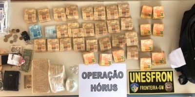 1 kg de cocaína e R$ 30 mil são apreendidos pela polícia em Guajará-Mirim durante...