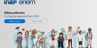 Inscrições para o Enem 2020 começam nesta segunda-feira