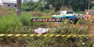 Morador de rua é encontrado morto a facadas no centro de Rolim de Moura