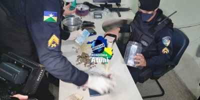 Policiais Militares estouram boca de fumo e são aplaudidos por vizinhos em Ji-Paraná