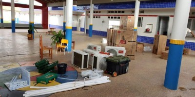 Prefeitura de Rolim de Moura instala aparelhos de ares-condicionados na Creche do Cidade...
