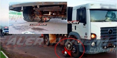 Homem é socorrido ao hospital após ser arrastado por caminhão em acidente na RO-010 em...