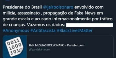 Hackers expõem dados pessoais de Bolsonaro, filhos e aliados