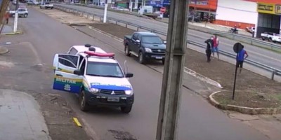 PM de Vilhena salva vida de sargento atacado à facada em Cacoal; veja o vídeo