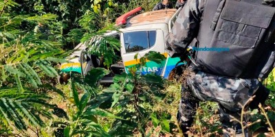 Grave acidente com viatura na BR-364 deixa policiais militares feridos