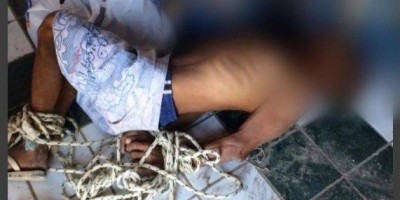 Ladrão leva surra de vítima e é amarrado após invadir casa para roubar